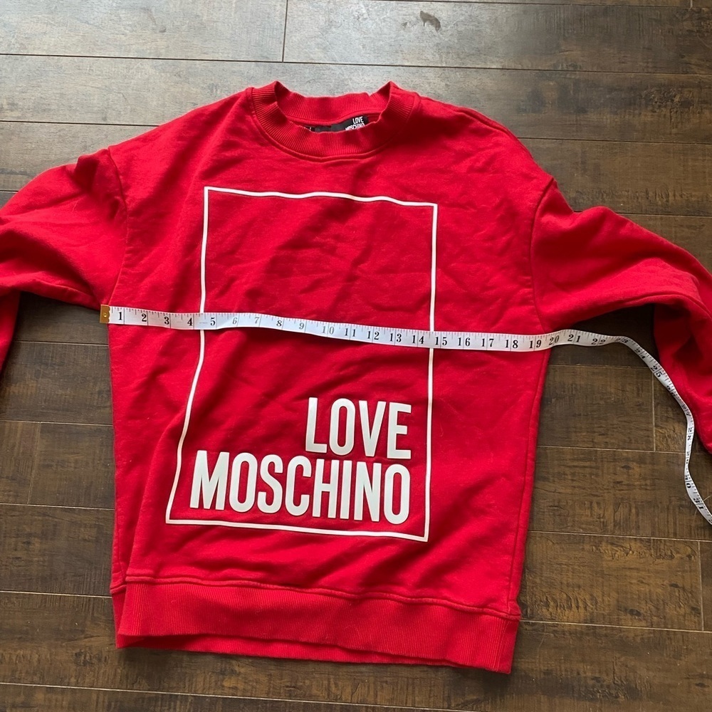 Love Moschino Graphic Print crewneck pullover - Picture 4 of 12